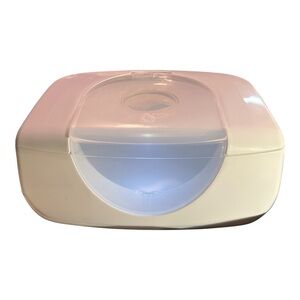 Munchkin Bright & Warm Wipe Warmer - White night light with cord EUC